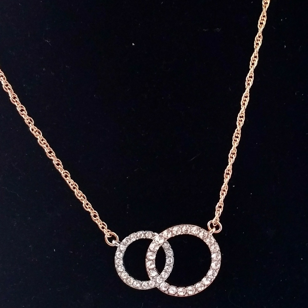 Charter Club Rose Gold Mother & Daughter Necklace